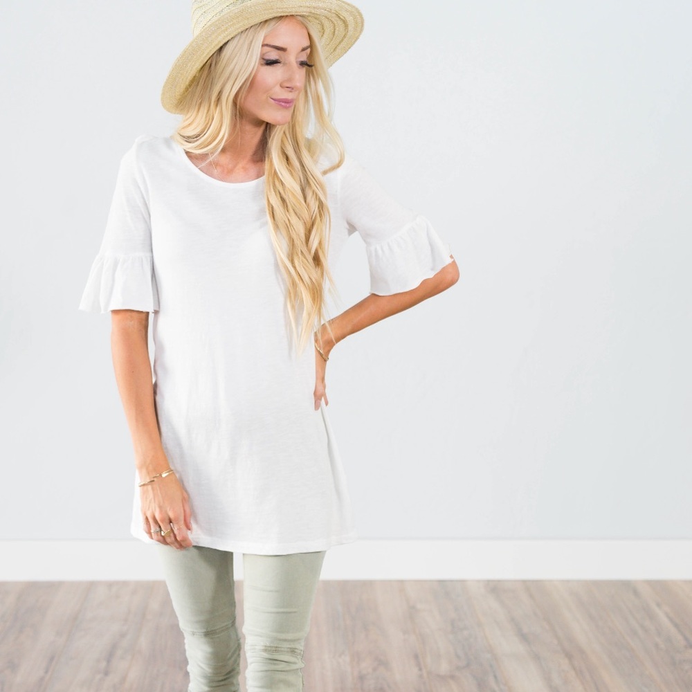 Whit Ivory Top by Shop Stevie